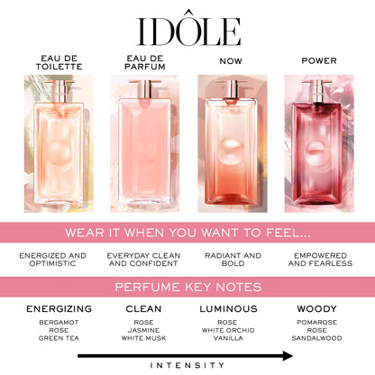 Lancôme Idôle Eau de Parfum - Long Lasting Fresh & Floral Women's Perfume | Perfume for Women - With Notes of Citrus, Rose, Jasmine, and White Musk with a Vanilla Perfume Base - Long Lasting Fragrance