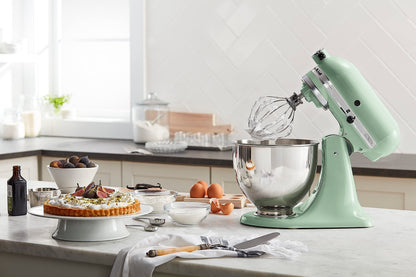 KitchenAid Artisan Series 5 Quart Tilt Head Stand Mixer with Pouring Shield KSM150PS, Almond Cream