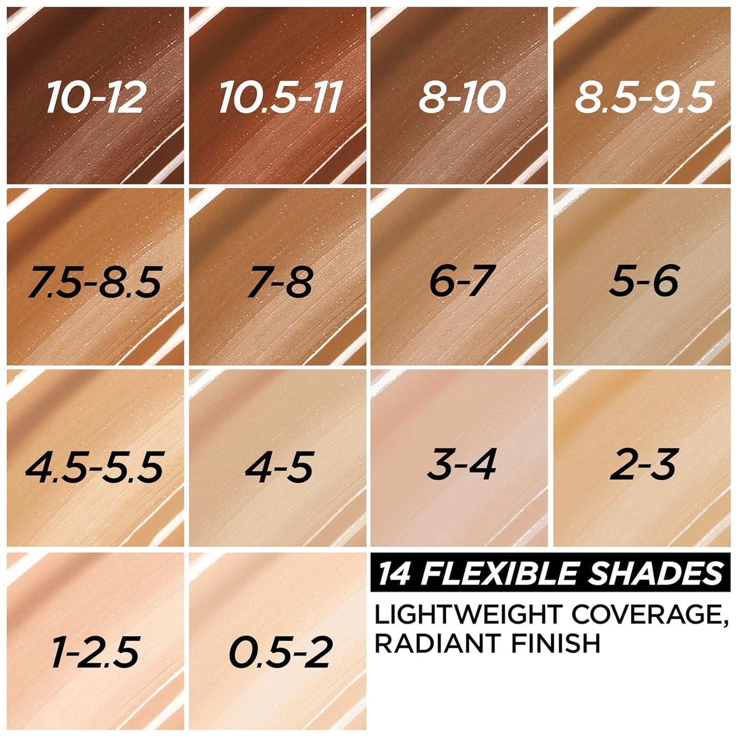 L'Oreal Paris True Match Nude Hyaluronic Tinted Serum Foundation with 1% Hyaluronic acid, Deep 8-10, 1 fl. oz. (Pack of 2)