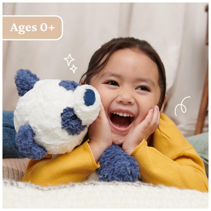 GUND Cozys Collection Cow, Stuffed Animal for Ages 0 and Up, Spring Decor Plush Toy, Cream/Blue, 10”