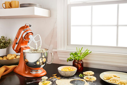 KitchenAid Artisan Series 5 Quart Tilt Head Stand Mixer with Pouring Shield KSM150PS, Almond Cream