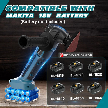 bellaDimora Oscillating Multi-Tool Compatible with DeWalt 20V MAX, 600W Brushless Motor (6000-20000 OPM), 23-Piece Accessory Kit for Cutting Sanding Scraping, Heavy-Duty Power Tool(No Battery)