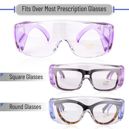 UNCO- Safety Goggles Over Glasses, Protective Goggles, Anti Fog, Work, Safety Glasses Over
