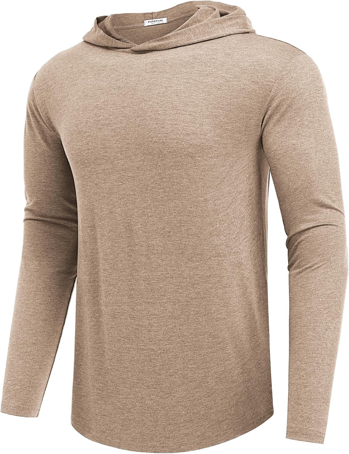 PINSPARK Lightweight Pullover Hoodies for Men Long Sleeve Hoodie for Golf Gym Workout Athletic Sweatshirt