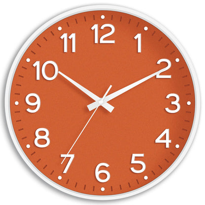 Roymnie Wall Clock Green, Silent Wall Clocks Battery Operated 8 Inch-Modern Non Ticking Analog Clock Decorative for Kitchen Office Bathroom Bedroom(Gold)