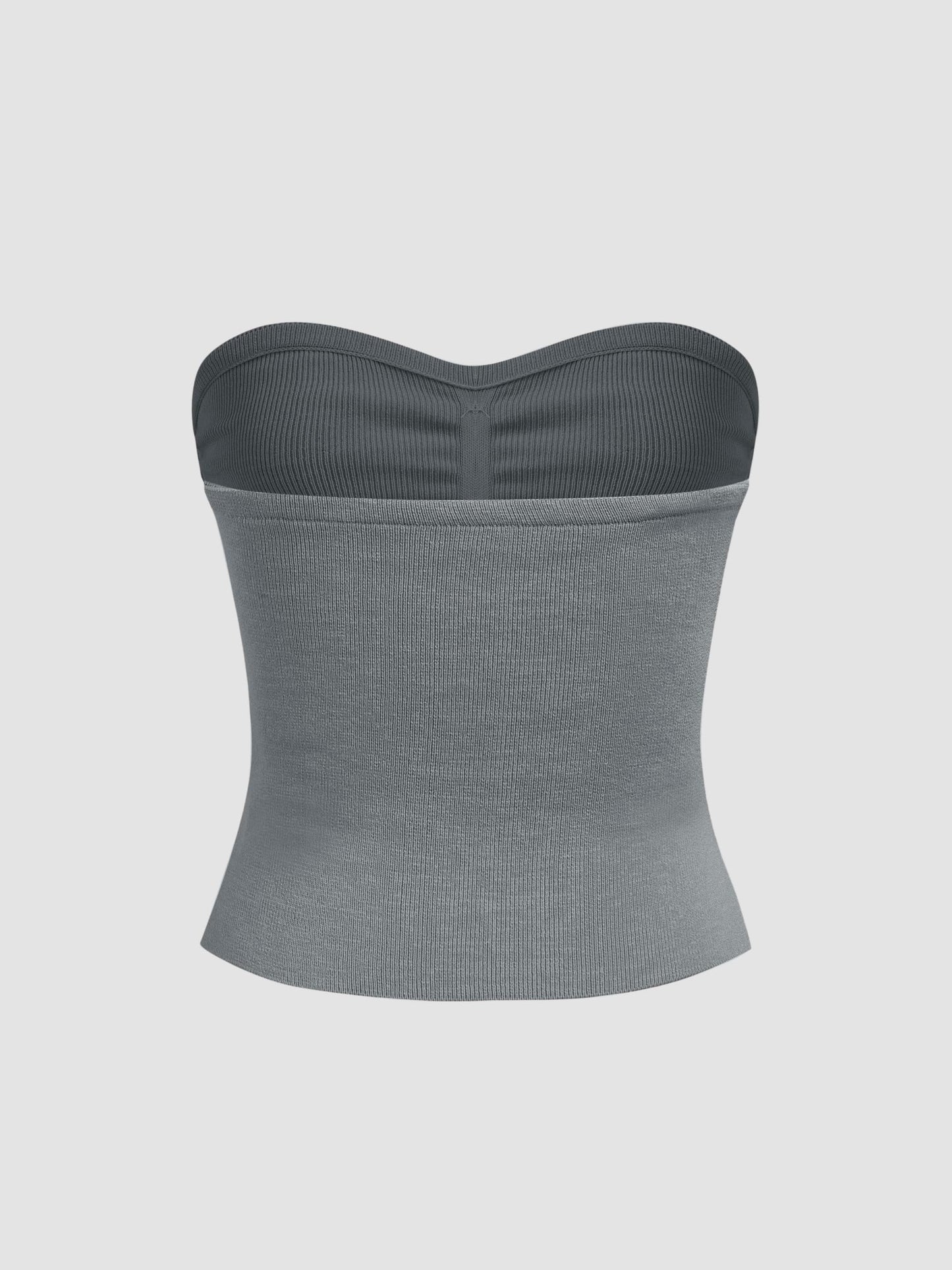 CIDER Faux Pearl Tube Tops for Women Crop Knit Split Hem Ruched Going Out Tops Cute Summer Outfits Y2K