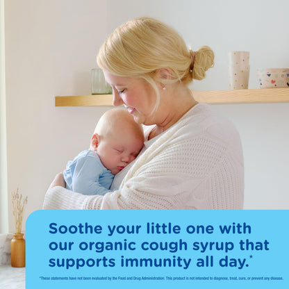 Mommy's Bliss Organic Baby Cough Syrup and Mucus + Immunity Support, Contains Agave & Ivy Leaf, 4 month+, 1.67 Fl Oz