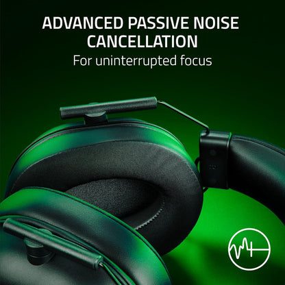 Razer BlackShark V2 X Gaming Headset: 7.1 Surround Sound - 50mm Drivers - Memory Foam Cushion - For PC, PS4, PS5, Switch - 3.5mm Audio Jack - Black