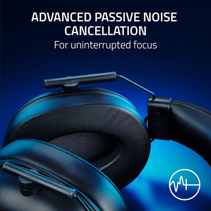 Razer BlackShark V2 X Gaming Headset: 7.1 Surround Sound - 50mm Drivers - Memory Foam Cushion - For PC, PS4, PS5, Switch - 3.5mm Audio Jack - Black