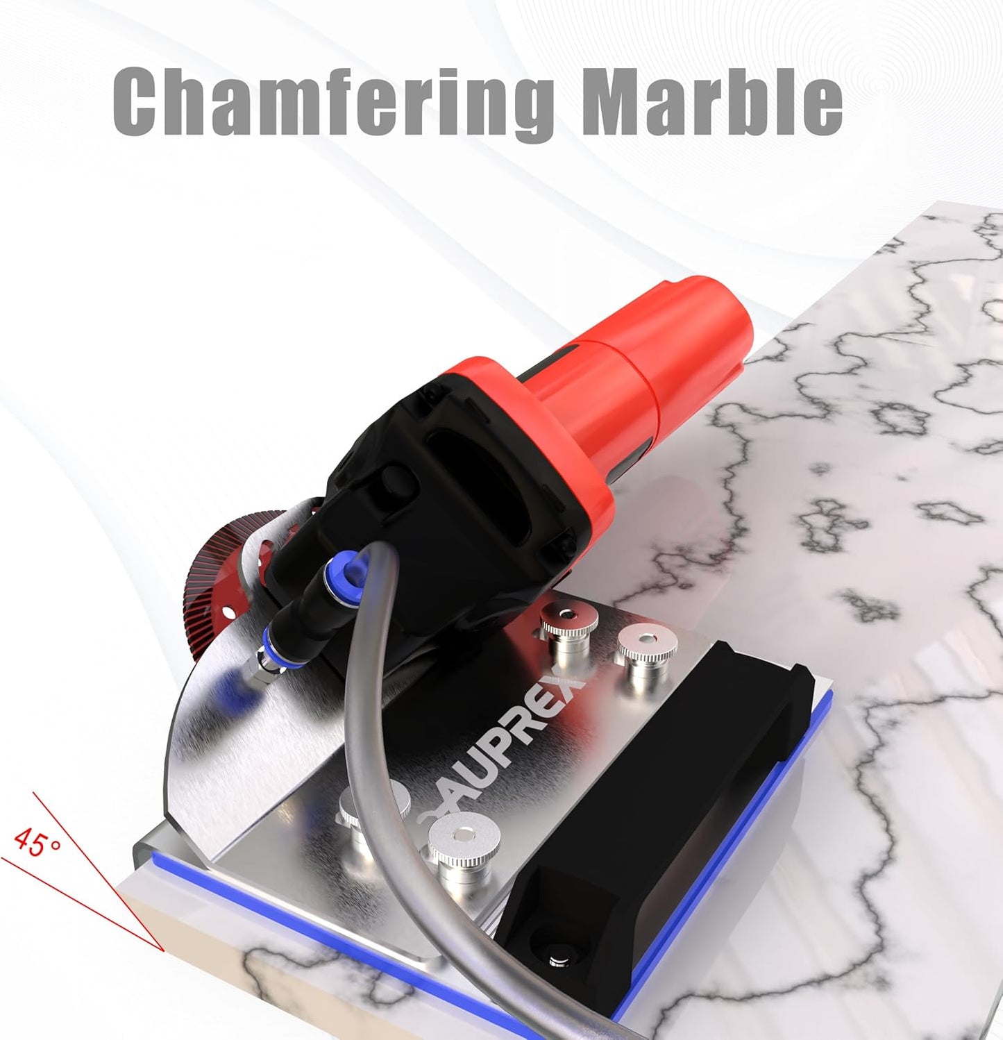 45 Degree Tile Chamfering Tool, Angle Grinder Stand for 45° Tile Cutting, Tile Cutter Tools Compatible with 100-Type Angle Grinders, Angle Grinder Attachments for Chamfering
