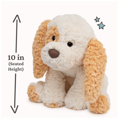 GUND Cozys Collection Cow, Stuffed Animal for Ages 0 and Up, Spring Decor Plush Toy, Cream/Blue, 10”