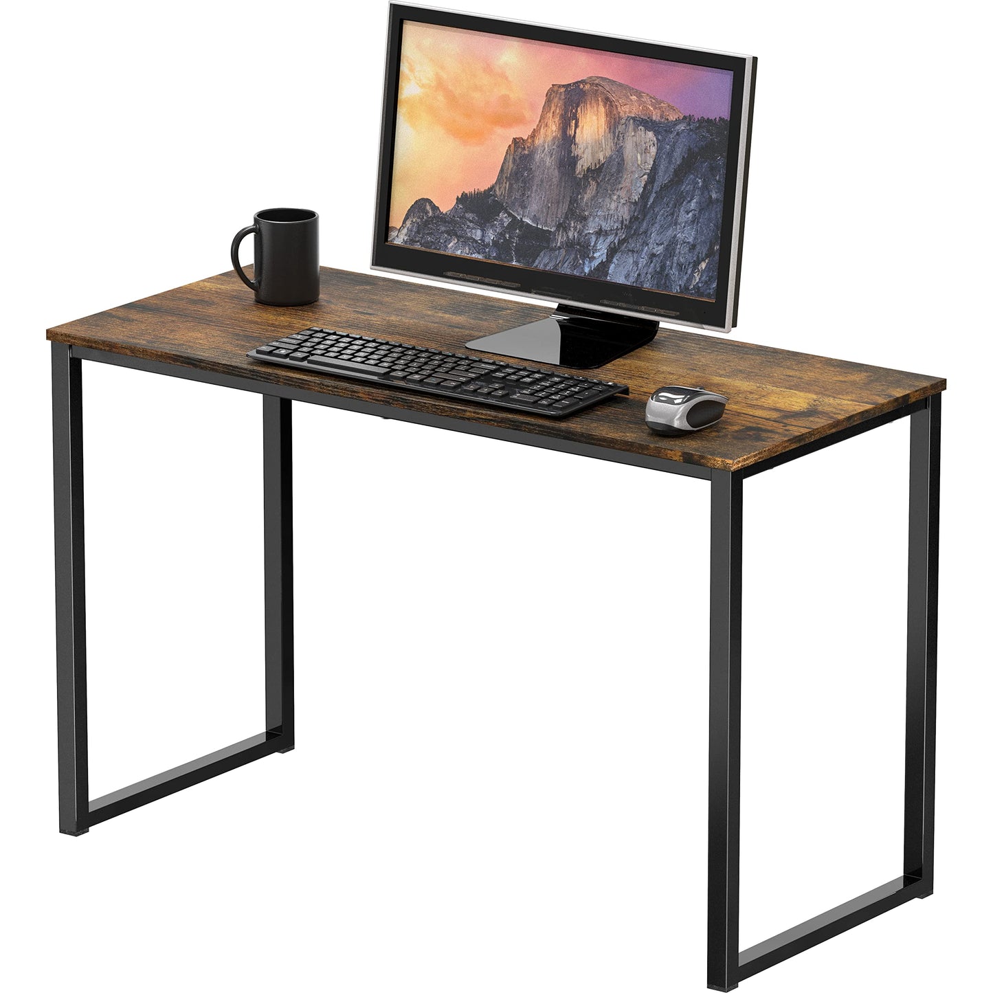 SHW Mission 32-Inch Home Office Computer Desk, Black