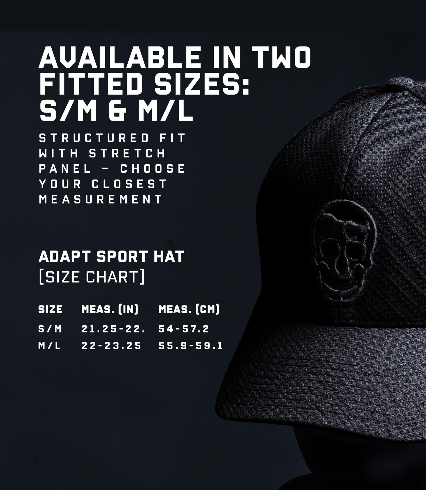 Gymreapers Baseball Hats and Caps for Men| Fitted Hats for Running, Workout, Gym & Outdoor Sports| Moisture Wicking Adapt Cap