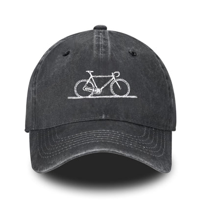 Embroidered Baseball Cap Adjustable Vintage Washed Distressed Denim Baseball Hat for Women Men