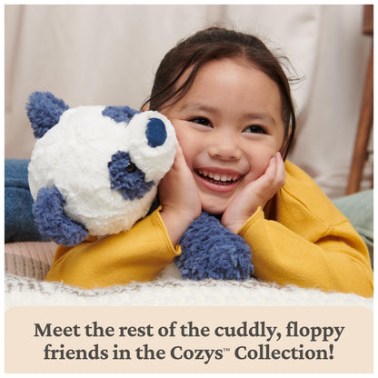 GUND Cozys Collection Cow, Stuffed Animal for Ages 0 and Up, Spring Decor Plush Toy, Cream/Blue, 10”