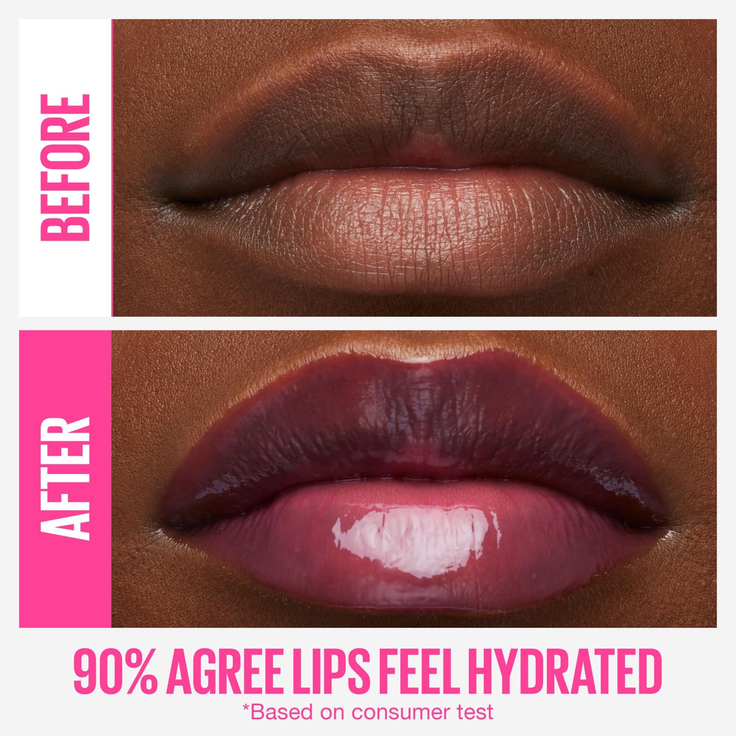 Maybelline Lifter Gloss, Hydrating Lip Gloss with Hyaluronic Acid, Ice, Pink Neutral, 0.18 Ounce