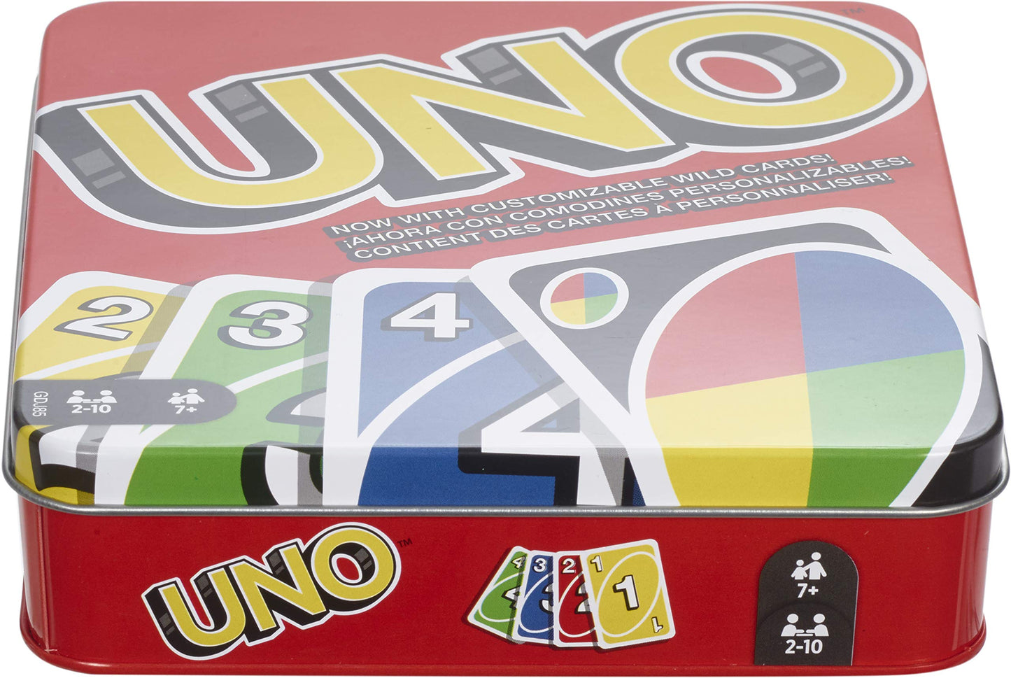 Mattel Games UNO Card Game for Kid, Adult & Family Nights & Parties, Travel & Vacations, Color Blind Accessible & Customizable Deck (Amazon Exclusive)