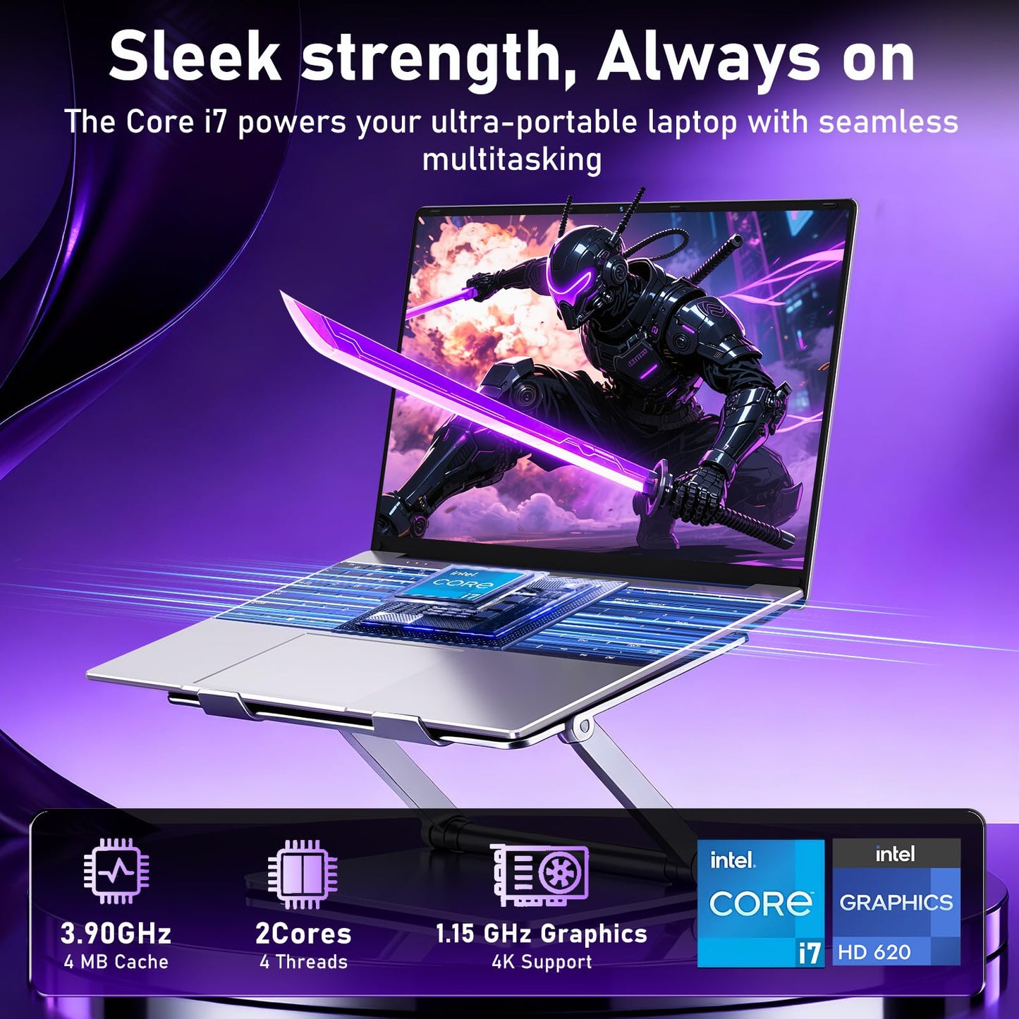 Gaming Laptop 2026,15.6 Inch Laptops Computer with 16GB RAM 1TB SSD,Intel Core i7(Up to 3.9GHz),Windows 11 Pro & Office Included,Backlit Keyboard,Portable Laptop for Gaming College Student Business