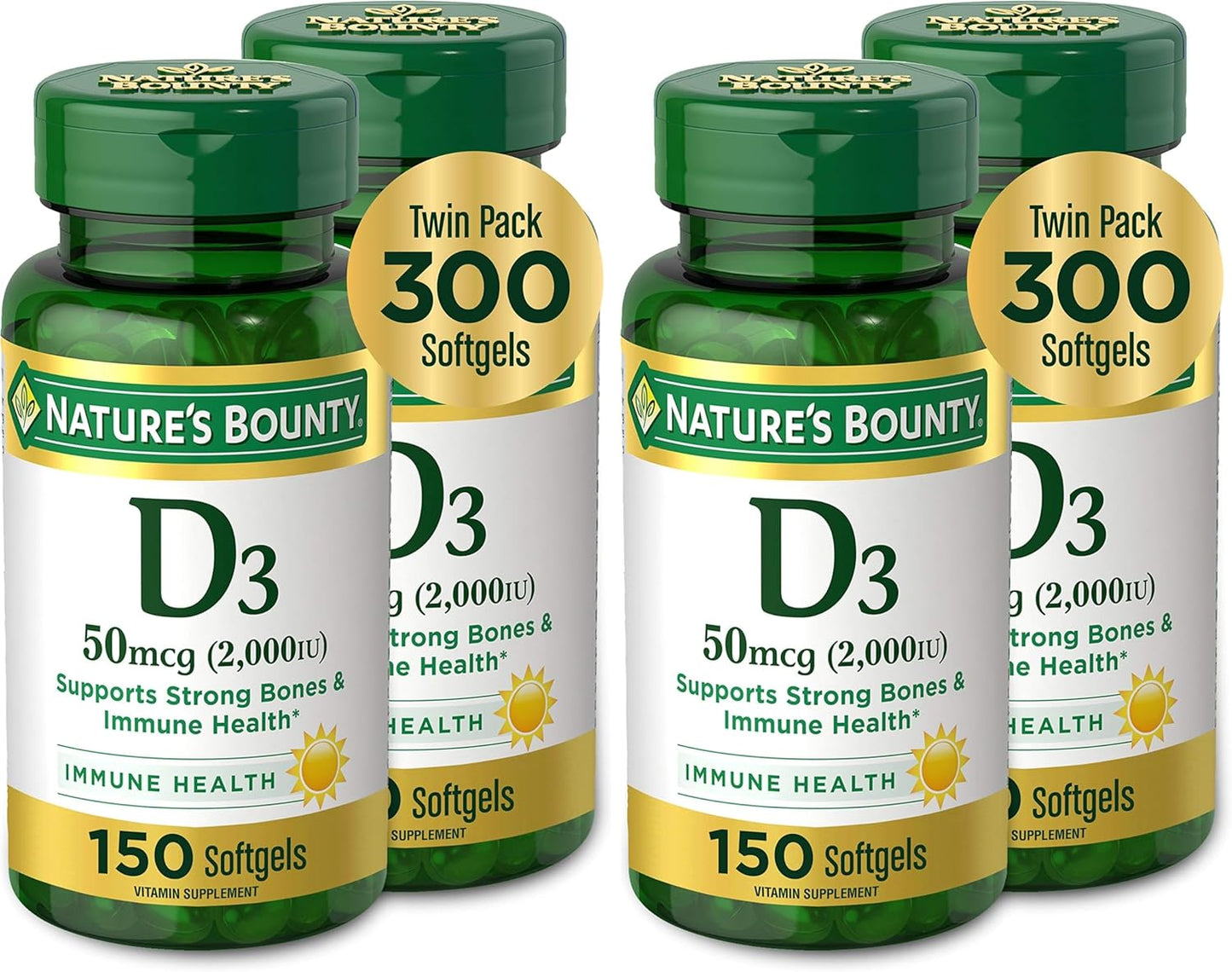 Nature’s Bounty High Absorption Magnesium Glycinate 240 mg for Supporting Muscle Relaxation and Bone, Heart & Nerve Health – Non-GMO, Gluten-Free, Vegetarian, 120 Count/60 Servings