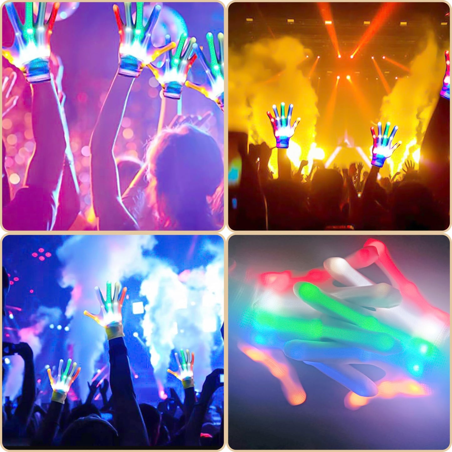Toys for Ages 8-13 LED Gloves Toys for Boys Age 8-10 Light Up Gloves, Light Up for Kids Birthday Easter Gift Cool Fun Toys for 8-13 Year Old