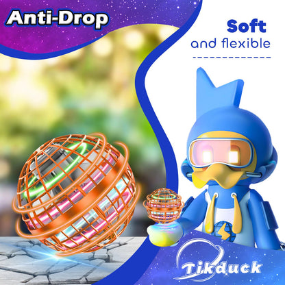 Tikduck Flying Orb Ball 2026 Toys Soaring Hover Boomerang Spinner Hand Controlled Mini Drone Cosmic Globe Spinning Kids Adults Outdoor Birthday Gift Cool Stuff for Boys Girls 6 7 8 9 10+ Year Old