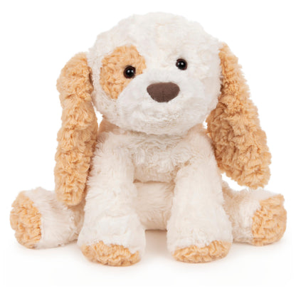 GUND Cozys Collection Cow, Stuffed Animal for Ages 0 and Up, Spring Decor Plush Toy, Cream/Blue, 10”