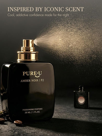 Pheromone Perfume for Women - Long Lasting Saffron Amber & Cedarwood Sophisticated Scent, Luxury Concentrated Extrait de Parfum Spray Oil, Portable Size Signature Scent, 1 fl oz (30ML