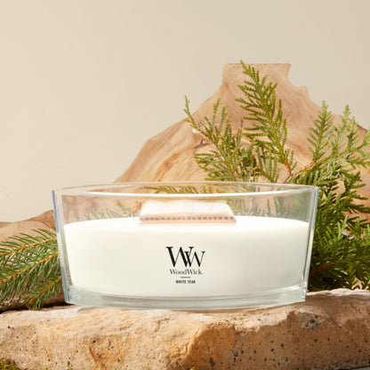 WoodWick Large Hourglass Fireside Candle, Premium Soy Blend Wax, Crackles as it burns, Perfect for Gifting, 21oz
