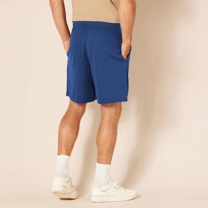 Amazon Essentials Men's Athletic Basketball Gym Shorts, Breathable Moisture Wicking Loose-Fit with Elastic Waist, Pack of 2