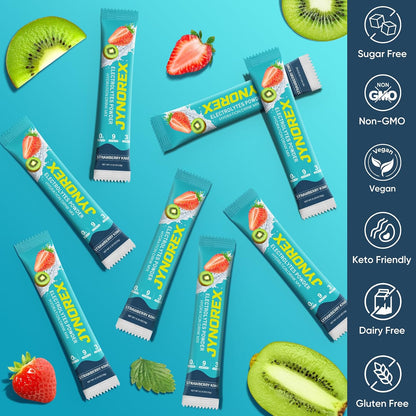 Electrolytes Powder Packets Sugar Free, 30 Sticks High Sodium Hydration Packets, Electrolyte Drink Mix with Lemon Lime Watermelon Peach Berry Kiwi Tropical Punch Lychee Cranberry, 10.5OZ