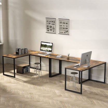 SHW Mission 32-Inch Home Office Computer Desk, Black