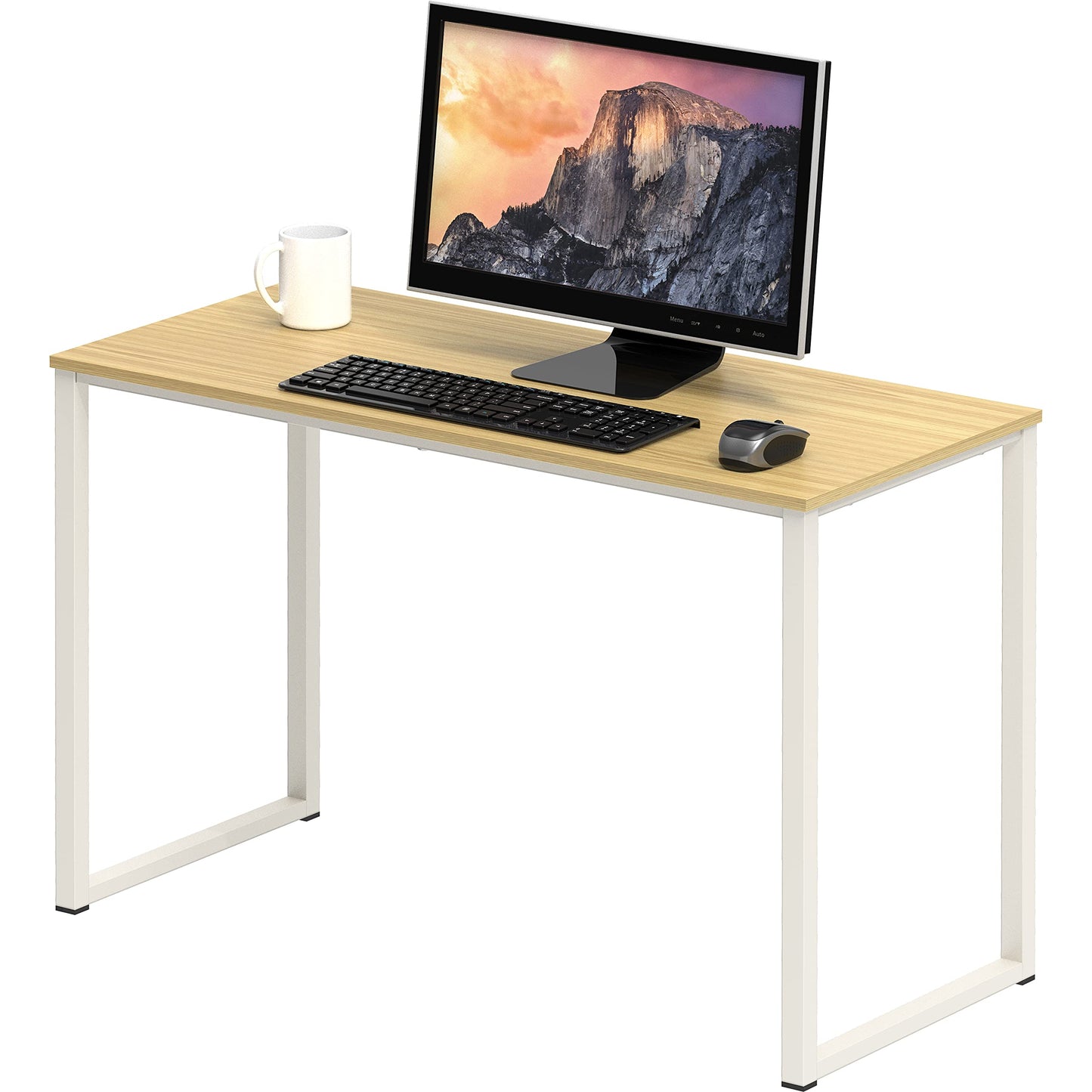 SHW Mission 32-Inch Home Office Computer Desk, Black