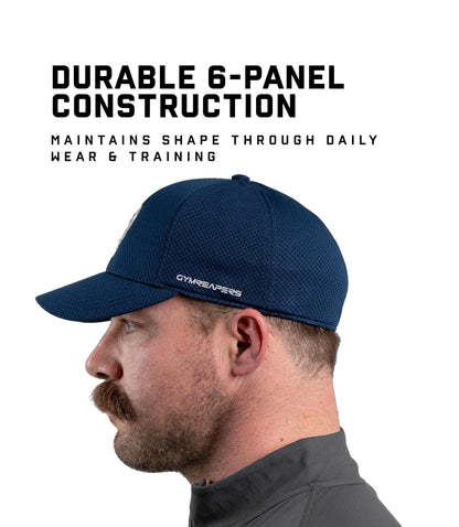 Gymreapers Baseball Hats and Caps for Men| Fitted Hats for Running, Workout, Gym & Outdoor Sports| Moisture Wicking Adapt Cap