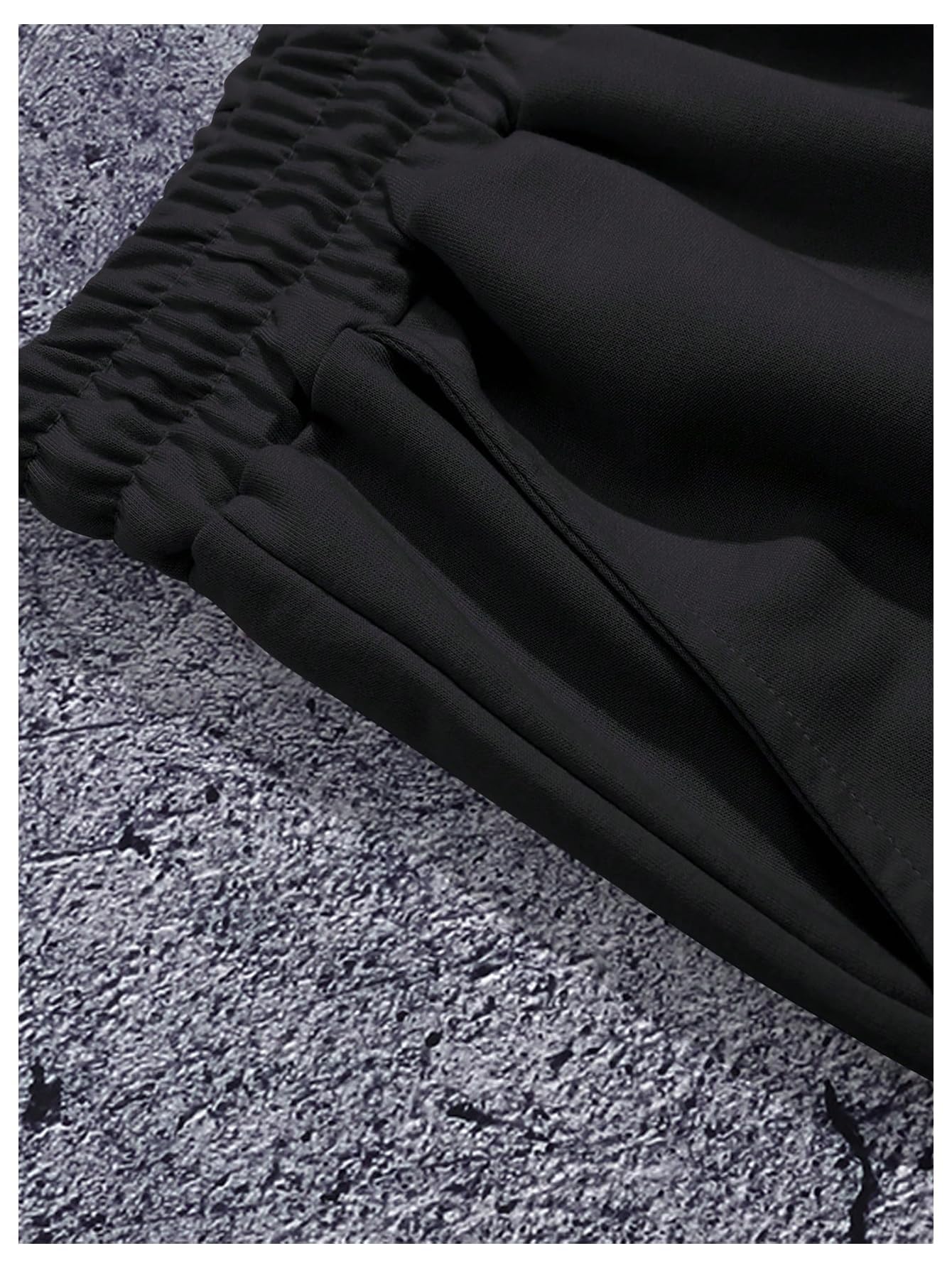 QJQ Men's Letter Graphic Drawstring Waist Shorts Summer Casual Workout Athletic Gym Track Shorts Streetwear