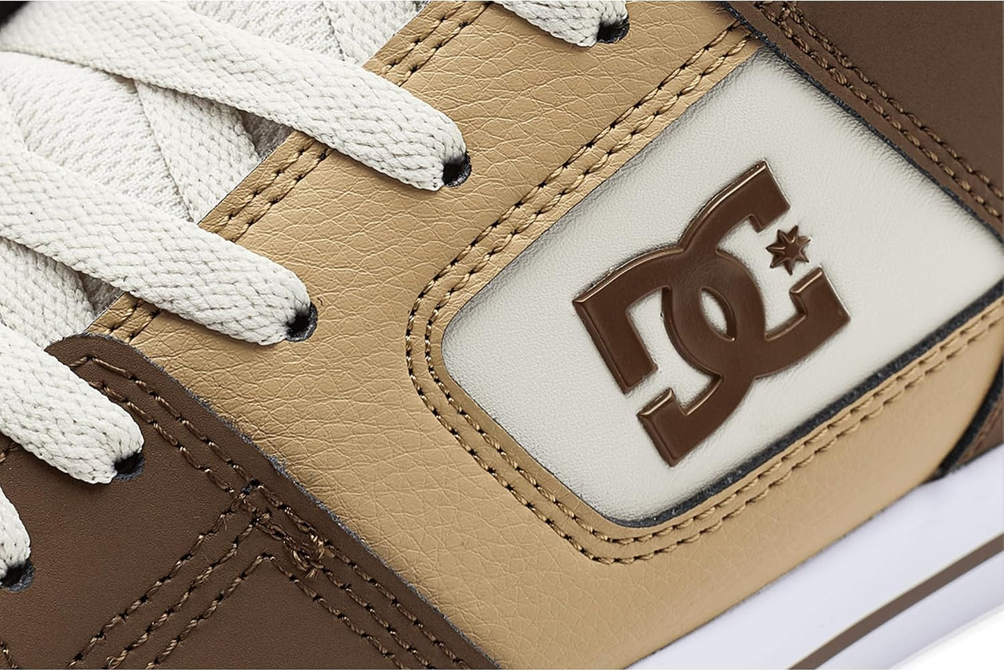 DC, Men's, Pure, Cream/Brown/Tan, 8, Medium