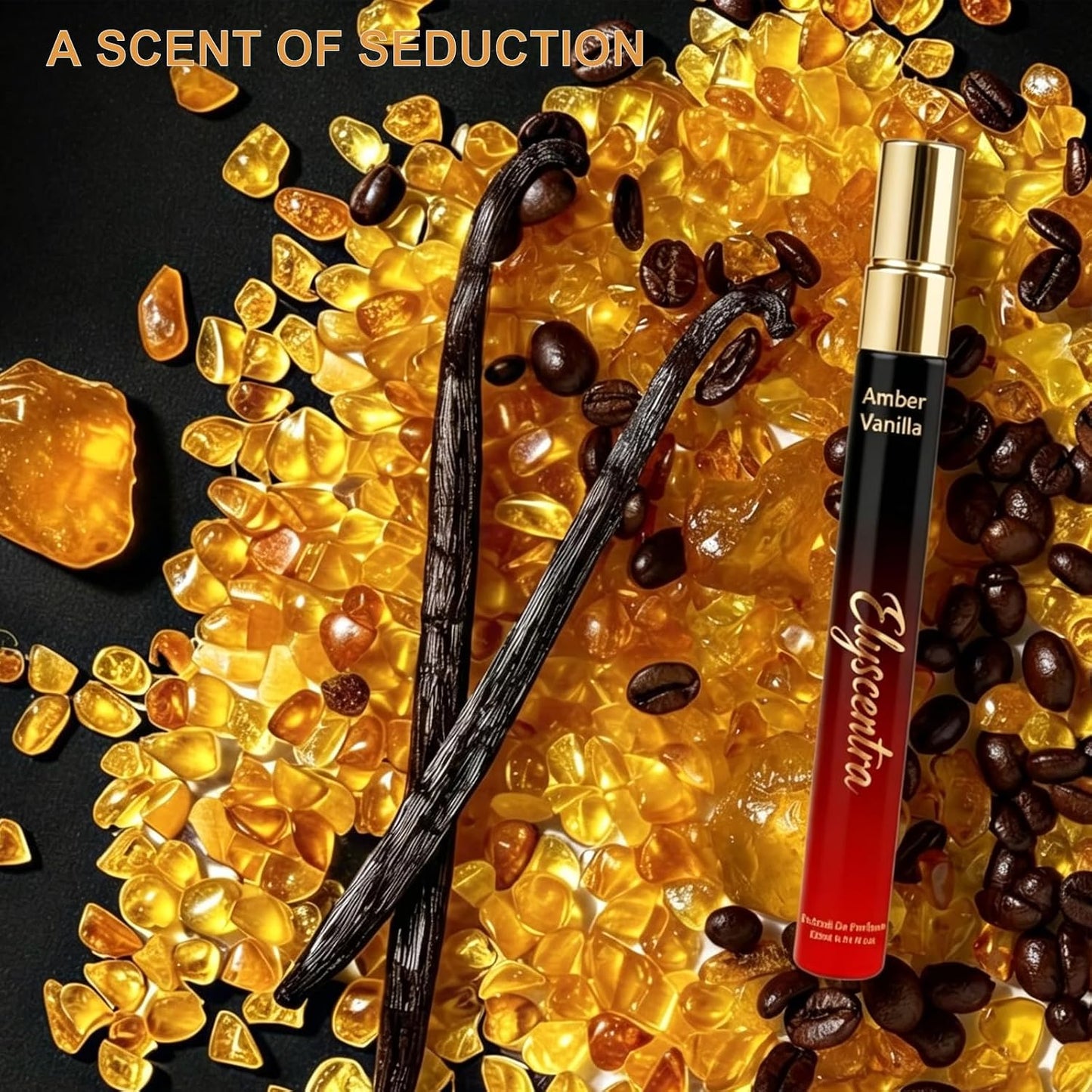 Pheromones Perfumes for Women, Long Lasting Amber Vanilla Perfumes Eau de Parfum Spray, 0.41 fl oz / 12 ml Travel Size Perfumes,Cologne Spray Ideal Gift for Her