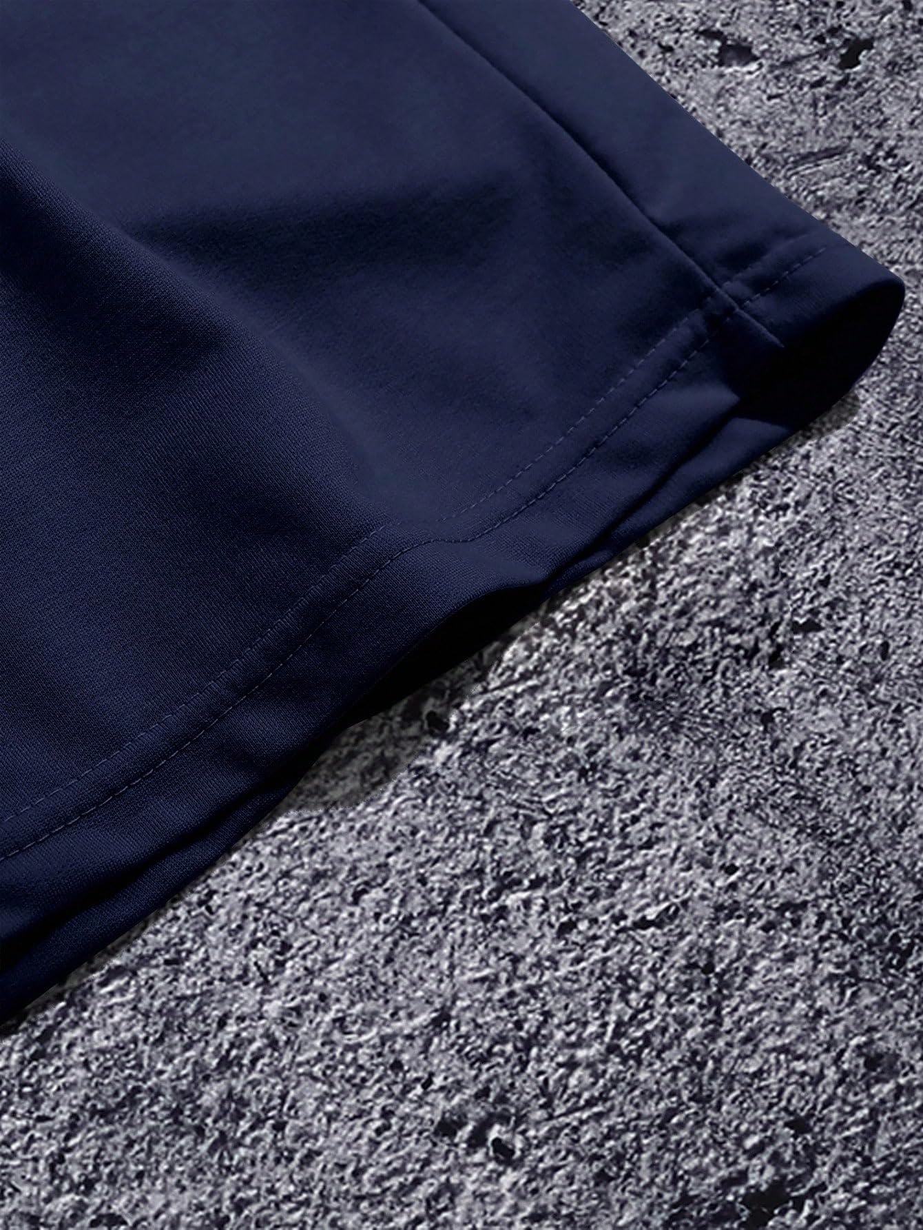 QJQ Men's Letter Graphic Drawstring Waist Shorts Summer Casual Workout Athletic Gym Track Shorts Streetwear
