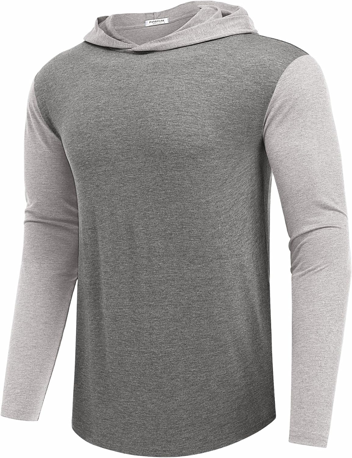 PINSPARK Lightweight Pullover Hoodies for Men Long Sleeve Hoodie for Golf Gym Workout Athletic Sweatshirt