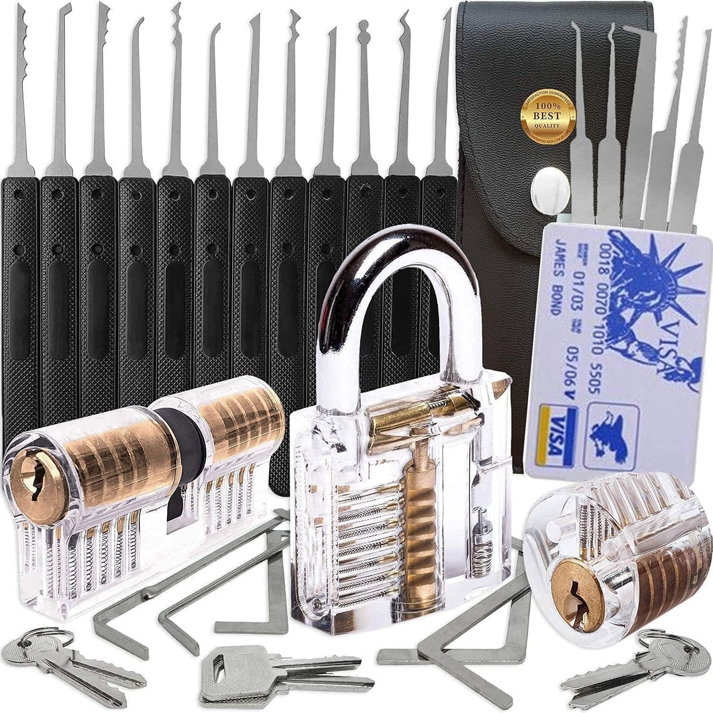 Protect Picking Waterproof Rust Resistant for Outdoor Brass Keyed Padlock Lock Set 3 Pack Alike Lock Kit with Hardened Steel Shackle Pick Gate Shed St