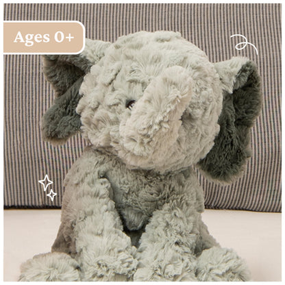 GUND Cozys Collection Cow, Stuffed Animal for Ages 0 and Up, Spring Decor Plush Toy, Cream/Blue, 10”