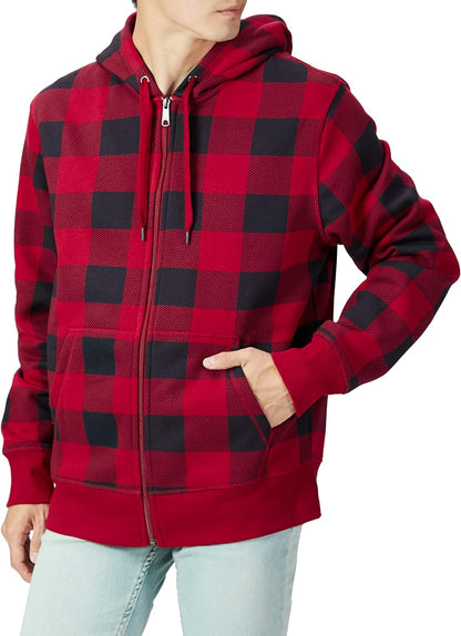 Amazon Essentials Men's Full-Zip Fleece Hoodie Sweatshirt (Available in Big & Tall)