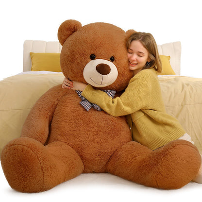 Toys Studio 47 Inch Big Teddy Bear Giant Stuffed Animal for Girls, 4 Feet Large Teddy Bear Baby Shower Party Decorations Kids Women Girlfriend Christmas Valentines Gifts, Light Brown