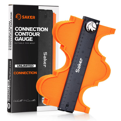 Saker Contour Gauge (10Inch) Profile Tool with Adjustable Lock,Gifts for Men Women Father Dad Boyfriend Husband-Precisely Copy Irregular Shape Duplicator-Cool Gadgets for Woodworking Tool Tracing