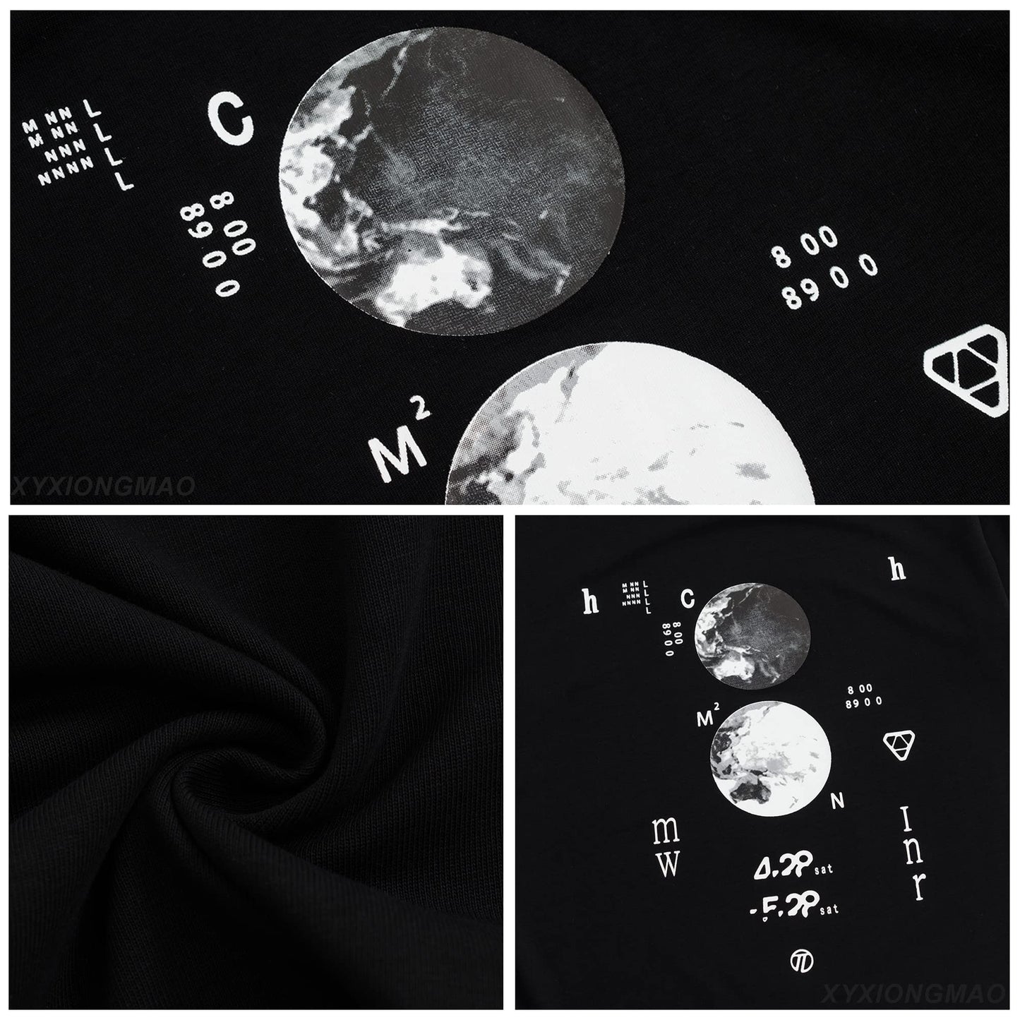 XYXIONGMAO Casual Sports Short-Sleeved T-Shirt Loose Cotton Japanese Streetwear Hip Hop Unisex Graphic Tees Shirts for Men