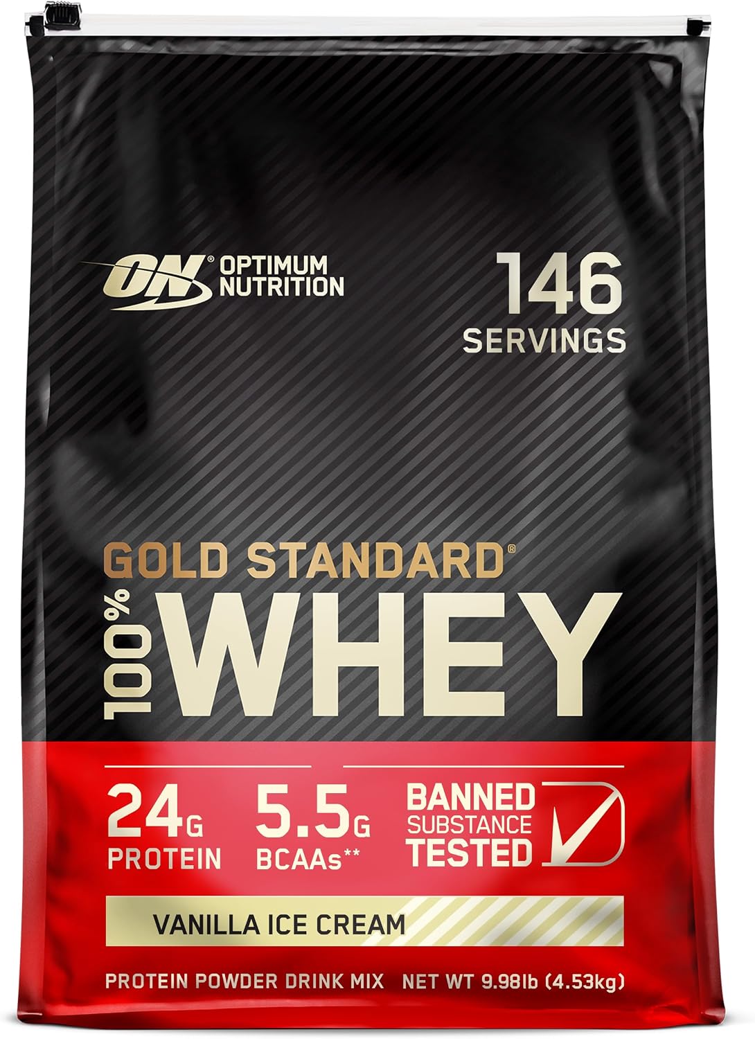 Optimum Nutrition Gold Standard 100% Whey Protein Powder, Extreme Milk Chocolate, 10 Pound (Packaging May Vary) (Pack of 2)