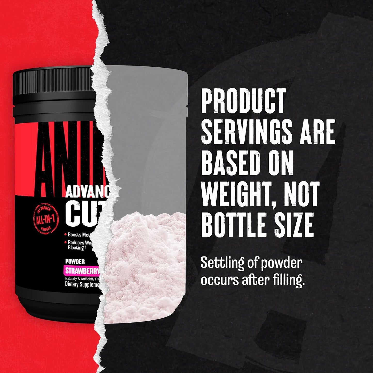 Animal Cuts Thermogenic Fat Burner Powder - Weight Loss for Women and Men for Metabolism, Energy, Focus, and Nootropic Brain Support with Ketones Appetite Suppressant - Orange Mango Flavor