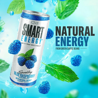 C4 Smart Energy Drinks Variety Pack, Sugar Free Performance Fuel & Nootropic Brain Booster, Coffee Substitute or Alternative, 4 Flavor Berry Breeze Variety (Pack of 24)