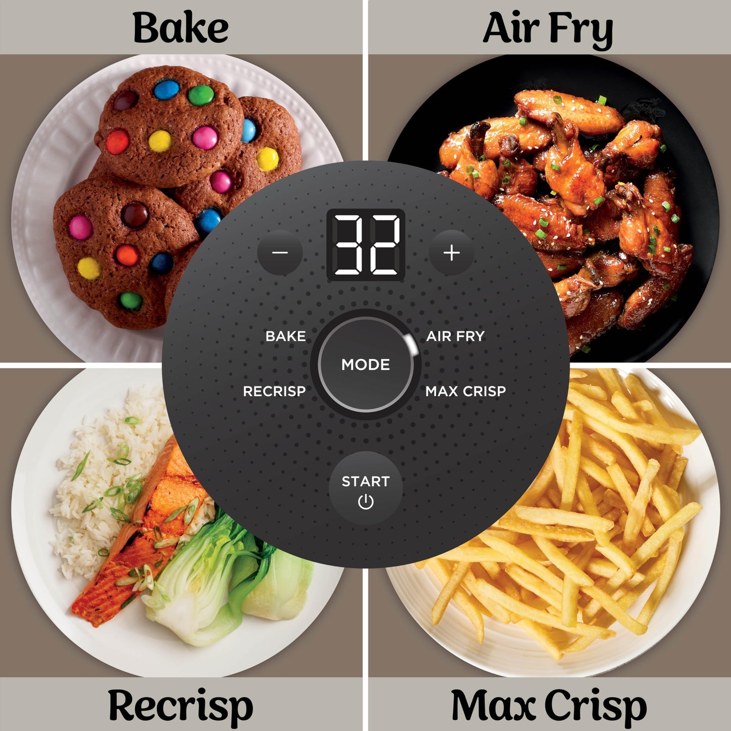 Ninja Crispi 4 in 1 Glass Air Fryer, 450°F, Non Toxic, 4QT and 6 Cup Containers with Lids, Dishwasher Safe, Cyberspace Gray, 1 Count, FN101GY