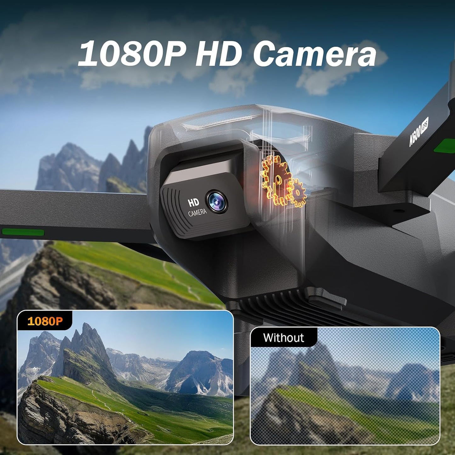 GPS Drone with EIS Camera for Adults Beginners,4.5" HD LCD RC Screen,Al Track&Orbit Mode,32G SD Card with Drone Professional Auto Return, Drones Long Range Follow Me,Gesture Control,under 249g