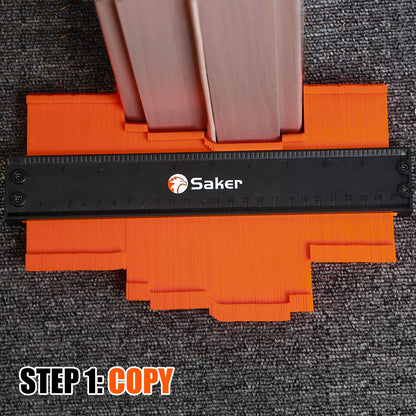 Saker Contour Gauge (10Inch) Profile Tool with Adjustable Lock,Gifts for Men Women Father Dad Boyfriend Husband-Precisely Copy Irregular Shape Duplicator-Cool Gadgets for Woodworking Tool Tracing